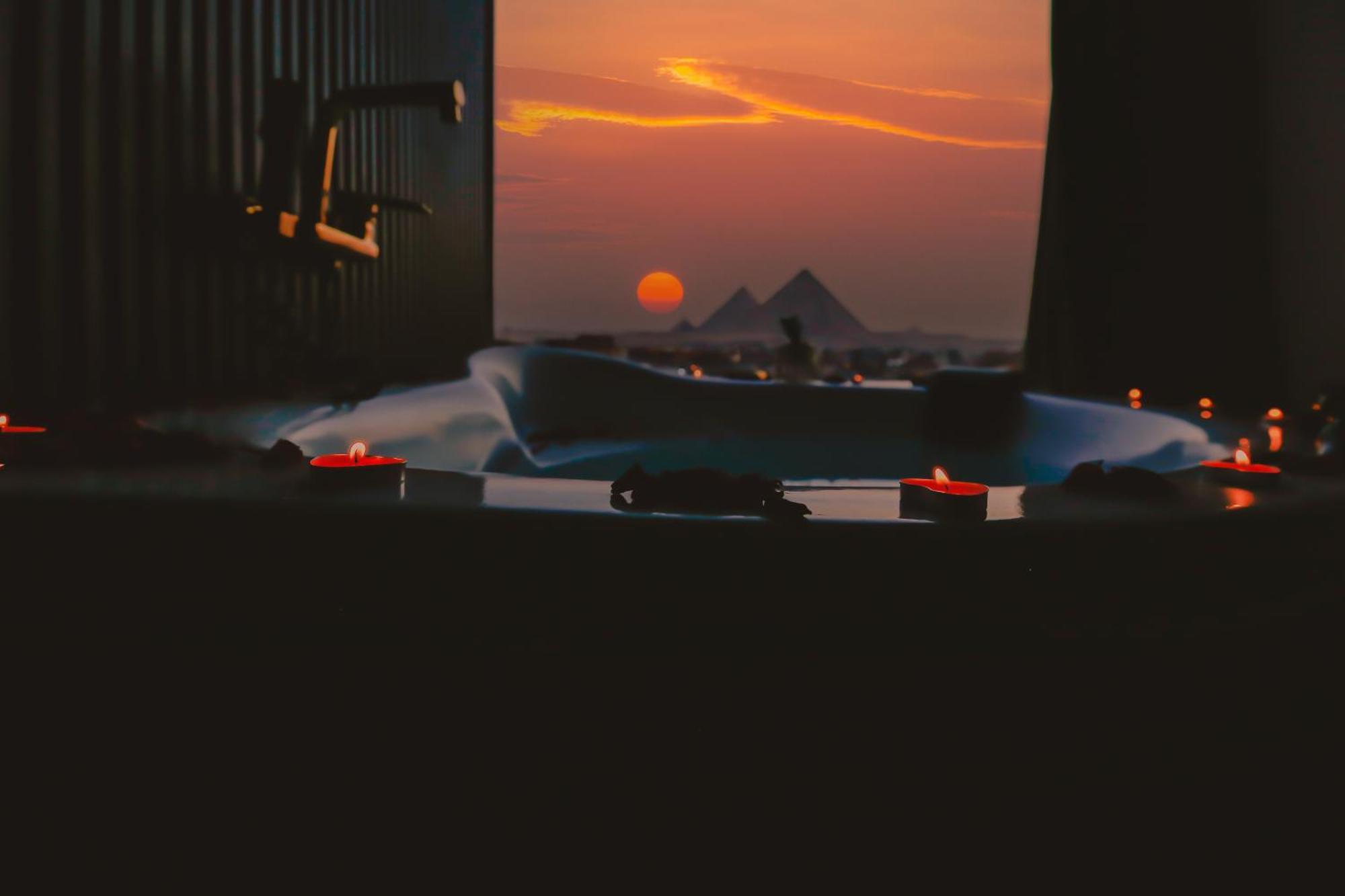 Imperial Pyramids Heights View Bed and Breakfast Nazlet el-Sîsi Εξωτερικό φωτογραφία