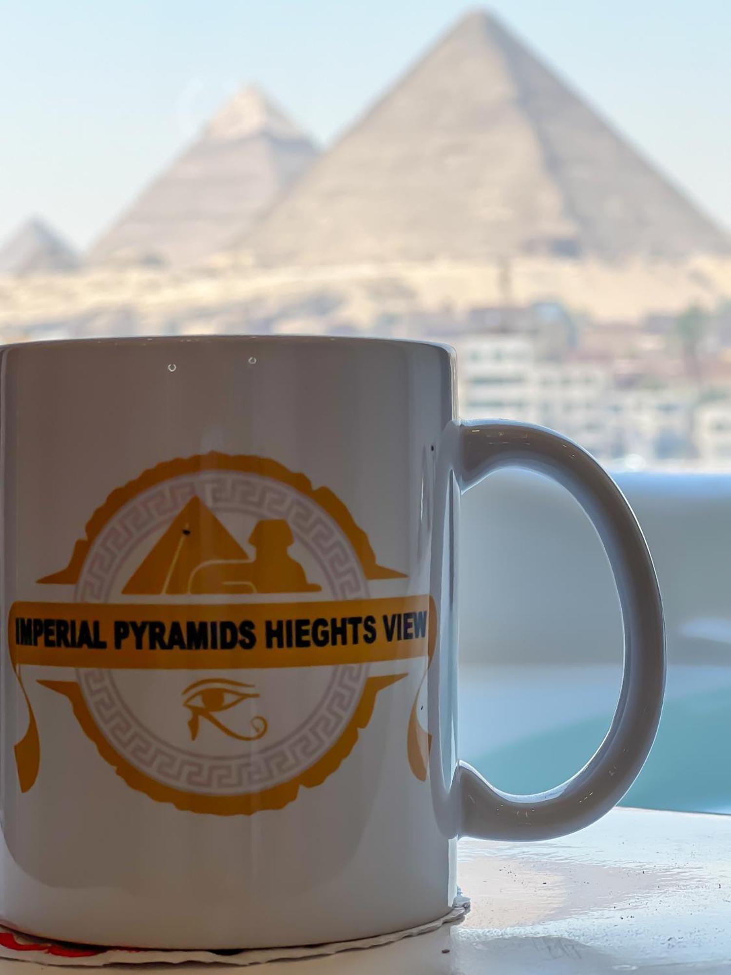 Imperial Pyramids Heights View Bed and Breakfast Nazlet el-Sîsi Εξωτερικό φωτογραφία
